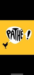 Pathé vouchers 2 stuks, Tickets en Kaartjes, Drie personen of meer, Vrijkaartje alle films