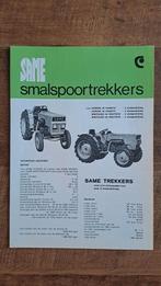 Oude folder SAME smalspoortrekkers type Aurora en Minitauro, Ophalen of Verzenden, Zo goed als nieuw, Folder