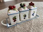 Villeroy Boch Cottage Charm zeldzame set potjes, Ophalen of Verzenden, Zo goed als nieuw, Porselein