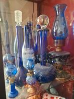 Grote Verzameling  blauw glas, Antiek en Kunst, Antiek | Glas en Kristal, Ophalen