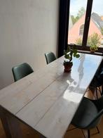 Eettafel van steigerhout, Huis en Inrichting, Tafels | Eettafels, Ophalen, Gebruikt, 200 cm of meer, 50 tot 100 cm