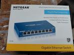 netgear 8 port gigabit ethetnet switch, Computers en Software, Netwerk switches, Ophalen of Verzenden, Nieuw