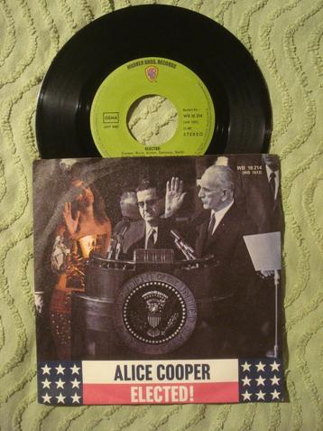 Alice Cooper 7" Vinyl Single: ‘Elected’ (Duitsland) beschikbaar voor biedingen