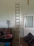 Vouw ladder, Doe-het-zelf en Verbouw, Ladders en Trappen, Ladder, Gebruikt, Ophalen of Verzenden, Opvouwbaar of Inschuifbaar