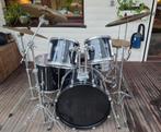 Pearl Black Export Drumstel met Sabian Bekkens, Muziek en Instrumenten, Ophalen, Gebruikt, Pearl