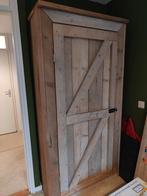 Unieke kledingkast van steigerhout, Ophalen, 50 tot 100 cm, Industriëel, 150 tot 200 cm