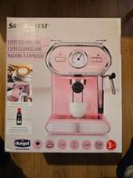 Roze SilverCrest espresso machine, Ophalen of Verzenden, Zo goed als nieuw, Espresso apparaat