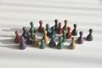 Oude houten pionnen bordspelen Monopoly Ganzenborden, Antiek en Kunst, Antiek | Speelgoed, Ophalen of Verzenden