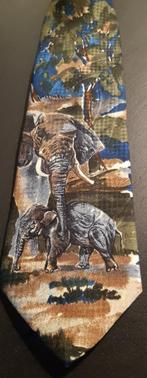 Olifanten stropdas blauw mooi exemplaar, Kleding | Heren, Stropdassen, Ophalen of Verzenden, Nieuw, Blauw