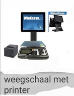Kassaweegschaal met printer Scale POS Slagerij Groentenboer, Ophalen of Verzenden, Personenweegschaal, 100 kg of meer