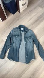 Denim heren overhemd, Ophalen of Verzenden, Zo goed als nieuw, Blauw