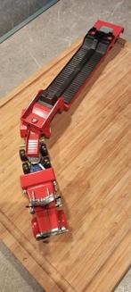 Rode Speelgoed Truck met Oplegger, Overige merken, Gebruikt, 1:50 of kleiner, Ophalen of Verzenden