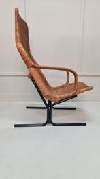 Dirk van Sliedregt Model 514 Fauteuil - Jaren 60, Vintage boho retro ibiza, Zwart, Ophalen of Verzenden, Zo goed als nieuw