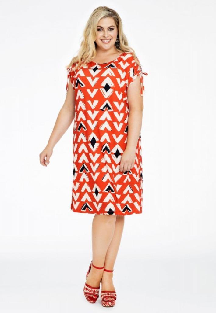 Yoek jurk 52/54/56 NIEUW, Kleding | Dames, Grote Maten, Nieuw, Jurk, Zwart, Verzenden