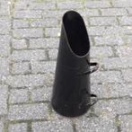 kolenkit emaille zwart, ook gebruikt voor pellets, Antiek en Kunst, Ophalen