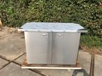 2deurs RVS buitenkeuken meubel voor BBQ Egg ,RVS 2deurs kast, Tuin en Terras, Buitenkeukens, Ophalen, Zo goed als nieuw