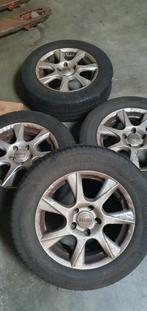Aluminium velgen incl. banden-6,5J X 16 H2 - LK 114 - ET 40, Auto-onderdelen, Banden en Velgen, Ophalen, Velg(en), 16 inch, Personenwagen