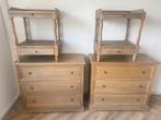 2 Nachtkastjes & Dressoir - Stijlvolle Set loberon, Gebruikt, 45 tot 65 cm, Hout, 55 tot 70 cm