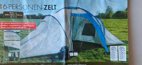 Ruime 6-persoons tent te koop – compleet en in goede staat!, Caravans en Kamperen, Tenten, Zo goed als nieuw, Ophalen