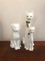 Delfs Wit Keramische Poezen Katten Set, Antiek en Kunst, Antiek | Keramiek en Aardewerk, Ophalen of Verzenden