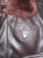 Nickelson leren jas - Stijlvol en tijdloos!, Ophalen of Verzenden, Tweedehands, Heren, Jas | leer