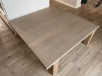 Prachtige Massief Eiken Tafel Grey Wash, Huis en Inrichting, Ophalen, 50 tot 75 cm, Nieuw, 100 tot 150 cm