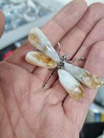 Libelle van citrien, verhitte amethist, Ophalen of Verzenden, Mineraal