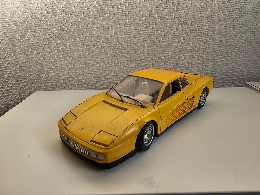 Ferrari Testarossa 1984 Burago 1:18, Hobby en Vrije tijd, Modelauto's | 1:18, Ophalen, Gebruikt, Auto, Bburago