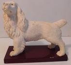 Cocker Spaniel op massieve sokkel, Ophalen of Verzenden, Gebruikt, Hond of Kat, Beeldje of Figuurtje