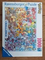Pokémon puzzel 1000 stukjes, Hobby en Vrije tijd, Denksport en Puzzels, 500 t/m 1500 stukjes, Legpuzzel, Zo goed als nieuw, Ophalen