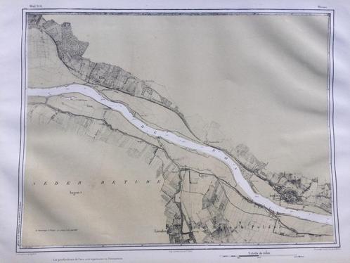 Rijn , Rhenen, Lienden, Goudriaan, 1838., Antiek en Kunst, Kunst | Etsen en Gravures, Verzenden