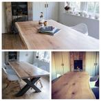 Boomstamtafel | Boomstam tafel | Eiken boomstamtafel, Eikenhout, Vijf personen of meer, Overige vormen, Nieuw