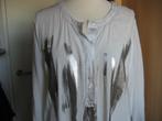 no secret tuniek-blouse 46 gebr.wit -zilver viscose, Kleding | Dames, Blouses en Tunieken, Wit, Maat 46/48 (XL) of groter, Nieuw