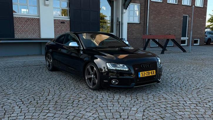 Audi S5 4.2 FSI 260KW Coupe Quattro 2007 Zwart, Auto's, Audi, Bedrijf, S5, 4x4, ABS, Adaptieve lichten, Airbags, Airconditioning