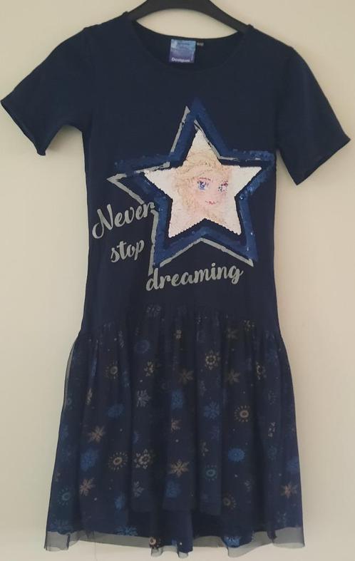 Desigual Frozen zomer jurkje 11-12 jaar, Kinderen en Baby's, Kinderkleding | Maat 146, Zo goed als nieuw, Meisje, Jurk of Rok