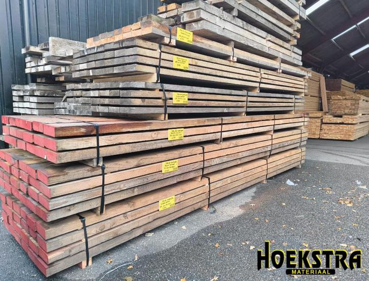 Speciale Pakketactie Douglas Balkhout (licht vergrijsd), Doe-het-zelf en Verbouw, Hout en Planken, Nieuw, Balk, Overige houtsoorten