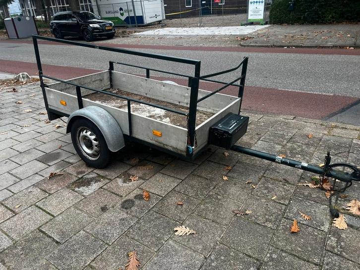 Sterke aanhanger 200cm x 100cm enkelasser, Auto diversen, Aanhangers en Bagagewagens, Ophalen of Verzenden