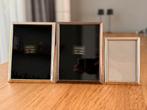 3x Zilveren Sterling fotolijst, Huis en Inrichting, Woonaccessoires | Lijsten, Ophalen of Verzenden, Zo goed als nieuw, Overige materialen