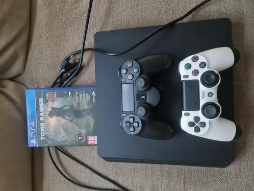 PlayStation 4 Slim RUILEN, Spelcomputers en Games, Spelcomputers | Sony PlayStation 4, Zo goed als nieuw, Slim, 1 TB, Met 2 controllers