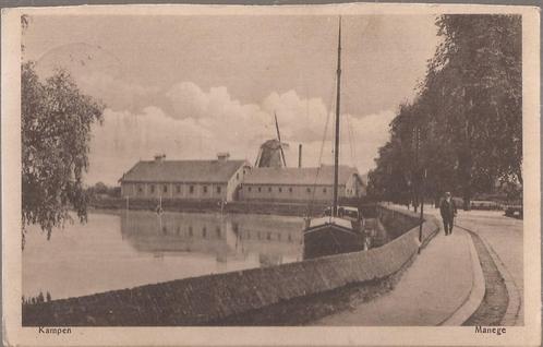 Kampen Manege 1917 Uitg. Schaefer, Verzamelen, Ansichtkaarten | Nederland, Gelopen, Overijssel, Voor 1920, Ophalen of Verzenden