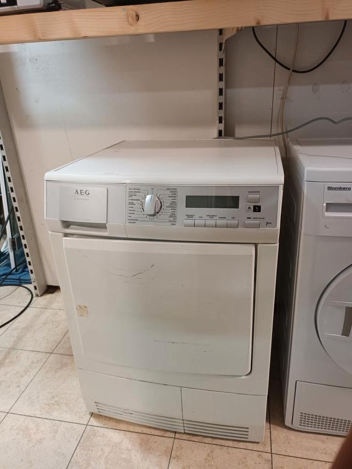 Mooie Wasdroger. (AEG), Witgoed en Apparatuur, Wasdrogers, Condens, 6 tot 8 kg, Minder dan 85 cm, Anti-kreukfase, Ophalen