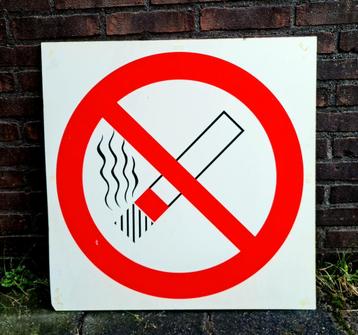 Verbodsbord VERBODEN TE ROKEN verkeersbord kunststof uniek
 beschikbaar voor biedingen