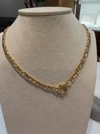 14k Gouden Koningsketting Dames - 42/43cm, Goudpunt, Ophalen of Verzenden, Goudpunt, Goud