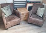 2 Fauteuils, Huis en Inrichting, Fauteuils, Ophalen, Gebruikt, Minder dan 75 cm, 50 tot 75 cm