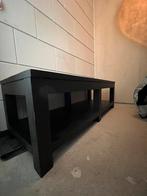 Zwart TV meubel., 25 tot 50 cm, 100 tot 150 cm, Gebruikt, Ophalen of Verzenden