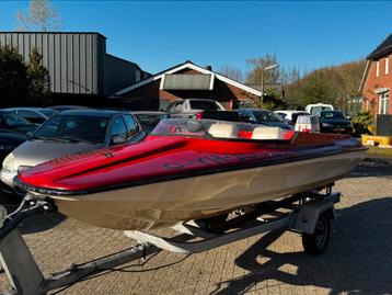 Snelle shakespeare clubman speedboot 65PK kanteltrailer  beschikbaar voor biedingen