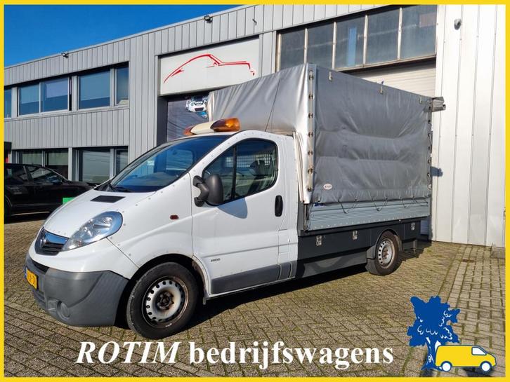 Opel Vivaro 2.0i L2 PICK UP MET KRAAN BENZ/CNG inruil/fin mo, Auto's, Opel, Bedrijf, Te koop, Vivaro, ABS, Alarm, Centrale vergrendeling