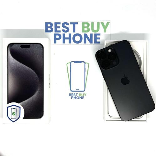 iPhone 15 Pro Max 256GB zwart /kras vrij /87% batt /garantie, Telecommunicatie, Mobiele telefoons | Apple iPhone, Zo goed als nieuw