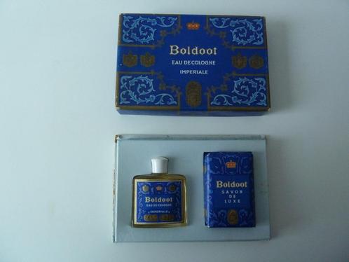 Zeer oude geschenkverpakking Boldoot eau de cologne en zeep, Verzamelen, Merken en Reclamevoorwerpen, Nieuw, Ophalen of Verzenden