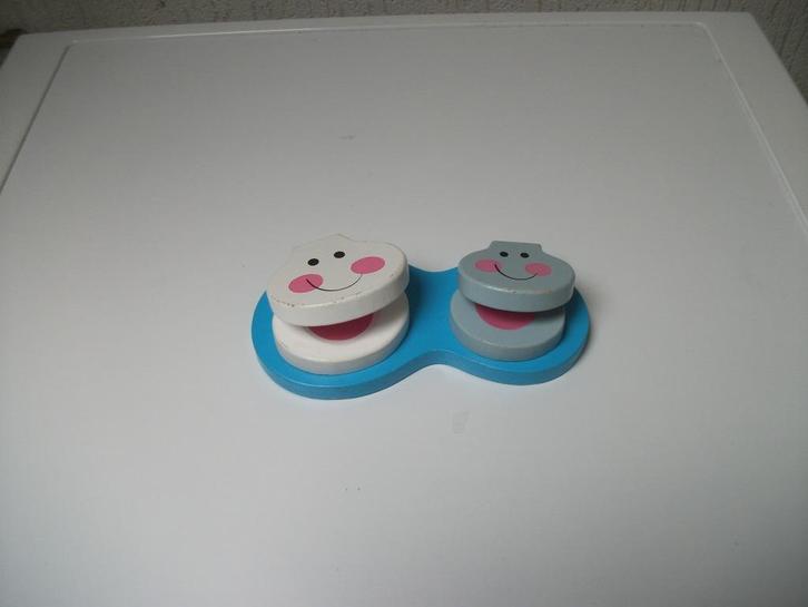 Klepperaar plankje (Melissa & Doug), Kinderen en Baby's, Speelgoed | Houten speelgoed, Gebruikt, Ophalen of Verzenden